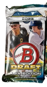 (1) 2023 BOWMAN DRAFT CHROME JUMBO HOBBY PACK (32 cards) Asia Edition Brand New - Picture 1 of 3