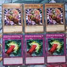 3 x SGX1-ENC05/18 Chiron the Mage/Super Rush Recklessly Cmn 1st Ed Mint YuGiOh
