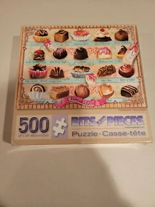 Bits And Pieces Nancy Mink No 40242 Premium Chocolates 500 PC Sealed Puzzle NISB - Picture 1 of 12
