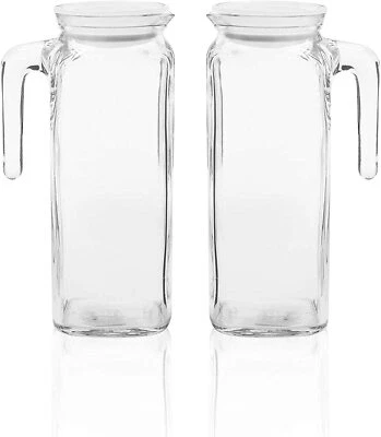 Bormioli Rocco Frigoverre 33.75 oz. Glass Jug/Pitcher w/ Airtight Lid - Frosted - Image 1 of 4
