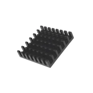 ICKBGA27X27 Radiator: geprägt schwarz L: 27mm W: 27mm H: 6mm Aluminium FISCHE - Bild 1 von 1