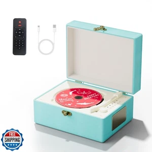 Yintiny Blue Time Music Box Lettore CD con Altoparlante per Decorazione Casa - Foto 1 di 5