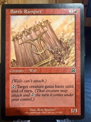 MTG Magic the Gathering Mercadian Masques Battle Rampart - Image 1 of 2