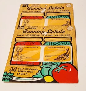 Vintage Landhaus Garten Einmach Etiketten 72 selbstklebend abnehmbar - Bild 1 von 5