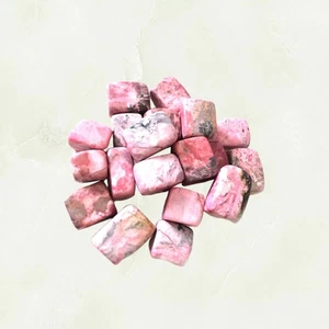 Piedra rosa guijarros de cristal decorativos crudos astillas piedras de colores - Imagen 1 de 12