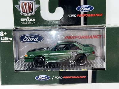 M2 Machines FORD PERFORMANCE 1987 Ford Mustang GT- Custom R55 1:64 NIB - Image 1 of 3