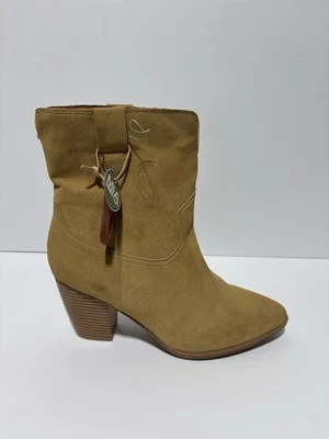 Mia Mujer Marnie Western Botas Marrón, Talla 9.5 M Foto 1 de 4