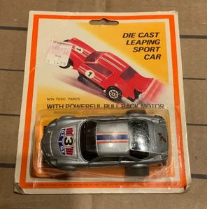 VINTAGE DIE CAST LEAPING SPORT CAR PULL BACK GT #3 KONI - Picture 1 of 9