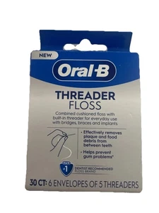 Oral-B GLIDE Pro-Health THREADER FLOSS 30 single use packets ORIGINAL - Picture 1 of 2