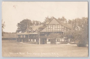 Willow Rest Sheldrake Springs NY DPO Abgebrochen RPPC Östliche Illustration Postkarte - Bild 1 von 2