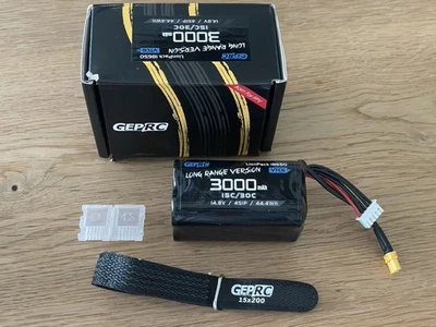 *NEU* GEPRC Li-Ion 3000mAh 4S 4S1P 15C 30C Akku XT30 VTC6 Zellen long range - Bild 1 von 3