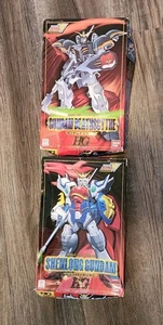BANDAI GUNDAM WING W SERIES SHENLONG GUNDAM & DEATHSCYTHE HG-2 & HG-3 1/100 - Bild 1 von 5