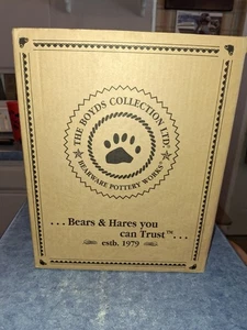 1998 Boyds Bearware Pottery~Grenville The Santa Bear~Cookie Jar #390003 W/box - Picture 1 of 16