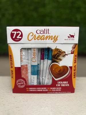 Catit Creamy Lickable Cat Treats, 72 Count #1777078