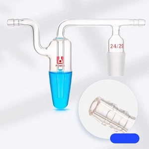 Lab Oil Bubble Ventilation Joint 14# - 29# Straight Anti-reverse Air Guide au - Bild 1 von 7