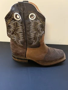 Botas de Vaquero OLD CORRAL Para Hombre Talla 8/26 MEX Cuero Marrón Estilo Rodeo Occidental - Imagen 1 de 5