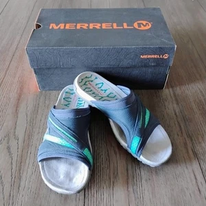 Merrell Women's size 8 M Terran Slide II Sandal Navy Blue J55526 - Picture 1 of 10