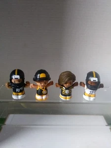 NFL PITTSBURGH Steelers 2023 Mattel Fisher Price Little People 4er Set - Bild 1 von 9