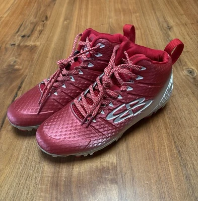 Футбольные бутсы Boombah красно-серые мужские размер 6 - Изображение 1 из 3