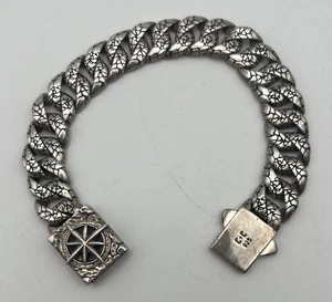 Clocks And Colours Broadside Bracelet 925 Sterling Silver - Size 8 - Picture 1 of 6