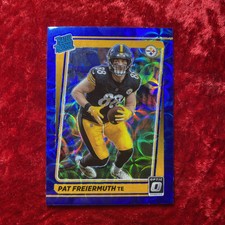2021 Donruss Optic Pat Freiermuth Blue Scope Prizm Rated Rookie RC #232 Steelers