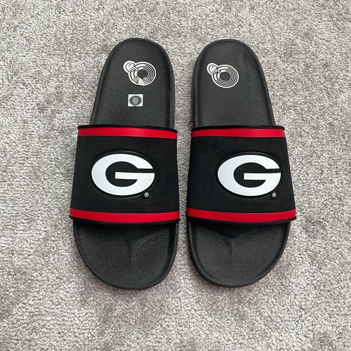 Nike University Of Georgia Slide Sandali Ciabatte Uomo 14 Nero Rosso Gomma Casual