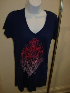 NWT HARRY POTTER Women's Navy short sleeve TEE size: M - Picture 1 of 4