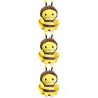3 Stück Plüsch-Bienen-Anhänger, Schöner Schlüsselanhänger, Gefüllte Biene,
