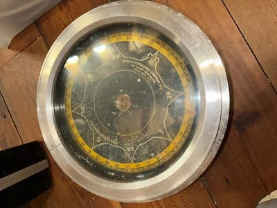 Repetidor de brújula giroscópica Sperry modelo militar desmantelado Foto 1 de 4