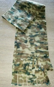 boys green CAMOUFLAGE WINTER SCARF greens brown 52 inch long + fringes x 7 SOFT - Picture 1 of 1