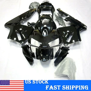 Fairing Kit Fit For Honda CBR600RR 2003 2004 03 04 ABS Bodywork Kit Glossy Black - Picture 1 of 3