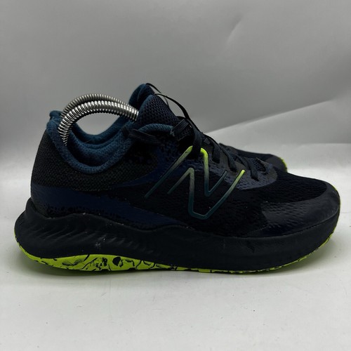 Scarpe da corsa New Balance Nitrel uomo taglia 8 blu navy verde sneakers Mtntrlb5 strappate