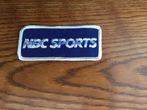 Vintage NBC Sports Logo TV Network weiß bestickt Patch Abzeichen - Bild 1 von 4