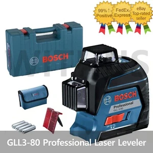 Bosch GLL3-80 Professional L-BOXX Set Self Leveling Line Laser 30M_ - Picture 1 of 4