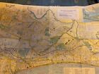 Vintage Retro Map Atlas  Bournemouth Street Plan  Double Sided