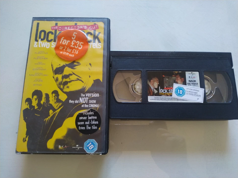Lock Stock And Two Smoking Barrels The Directors Cut - VHS Kassette Tape English - Bild 1 von 4
