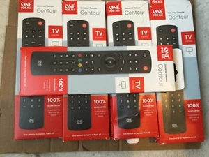 5 ONE FOR ALL CONTOUR TV UNIVERSAL REMOTE CONTROLS - Picture 1 of 2