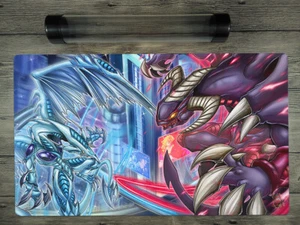 Ygomat Stardust vs Red Dragon Archfiend TCG Custom Duel Playmat Free Best Tube - Picture 1 of 2