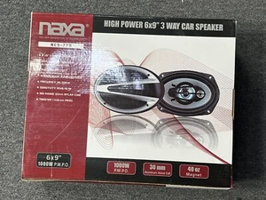 NAXA 6x9” Speakers 1000 Watts 3 Way - Picture 1 of 1