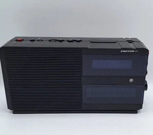 RADIO RELOJ PROTON GE 1980 VINTAGE, PROBADO, FUNCIONA - Imagen 1 de 5