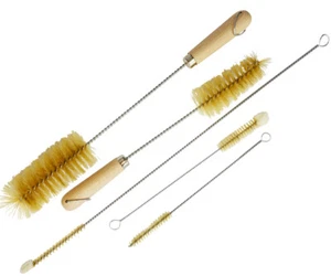 Spazzola a testa di lana spazzola per tubi spazzola per pulizia setole naturali pure beccucci - Foto 1 di 6