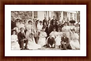 Nikola Tesla Best Man @Hobson Wedding w Hobsons Negative 2y/o Son Photo Wall Art - Picture 1 of 1