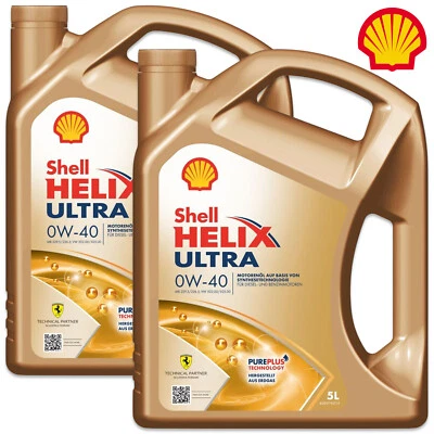 2x Shell Helix Ultra 0W-40 Motoröl Motorenöl MB 229.5 226.5 VW 502.00 505.00 5L - Bild 1 von 2