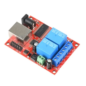 LAN Ethernet 2 Wege Relais Platine Delay Switch TCP/UDP Controller Modul WEB Server - Bild 1 von 16