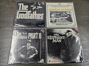 Lot Of 4 Laser Discs Godfather, Godfather 2, Elephant Man, Rascal Dazzle - Imagen 1 de 8
