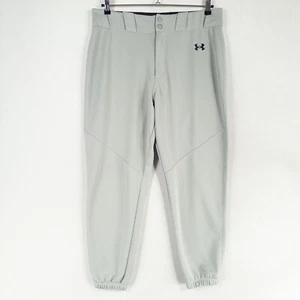 Pantalones de béisbol tradicionales utilitarios Under Armour para hombre XL gris deportes activos - Imagen 1 de 9