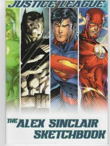 JUSTICE LEAGUE ~ ALEX SINCLAIR SKETCHBOOK ~ SIGNED SDCC 2024 ~ JIM LEE - Picture 1 of 6