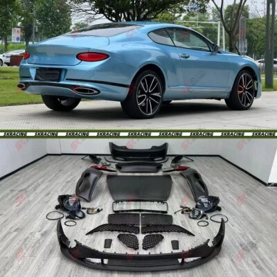 Kit de estilo parachoques faros capó actualización 2022 para Bentley Continental GT 2004-17 Foto 1 de 4