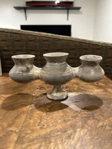 Rare Gray Ancient Ceremonial Jug, Ancient Vessel, Ancient Clay Pot/Vase  - Picture 1 of 17