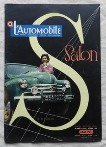 Revue L'AUTOMOBILE : SALON de 1953, N° spécial ( 4 CV Renault ) - Picture 1 of 5
